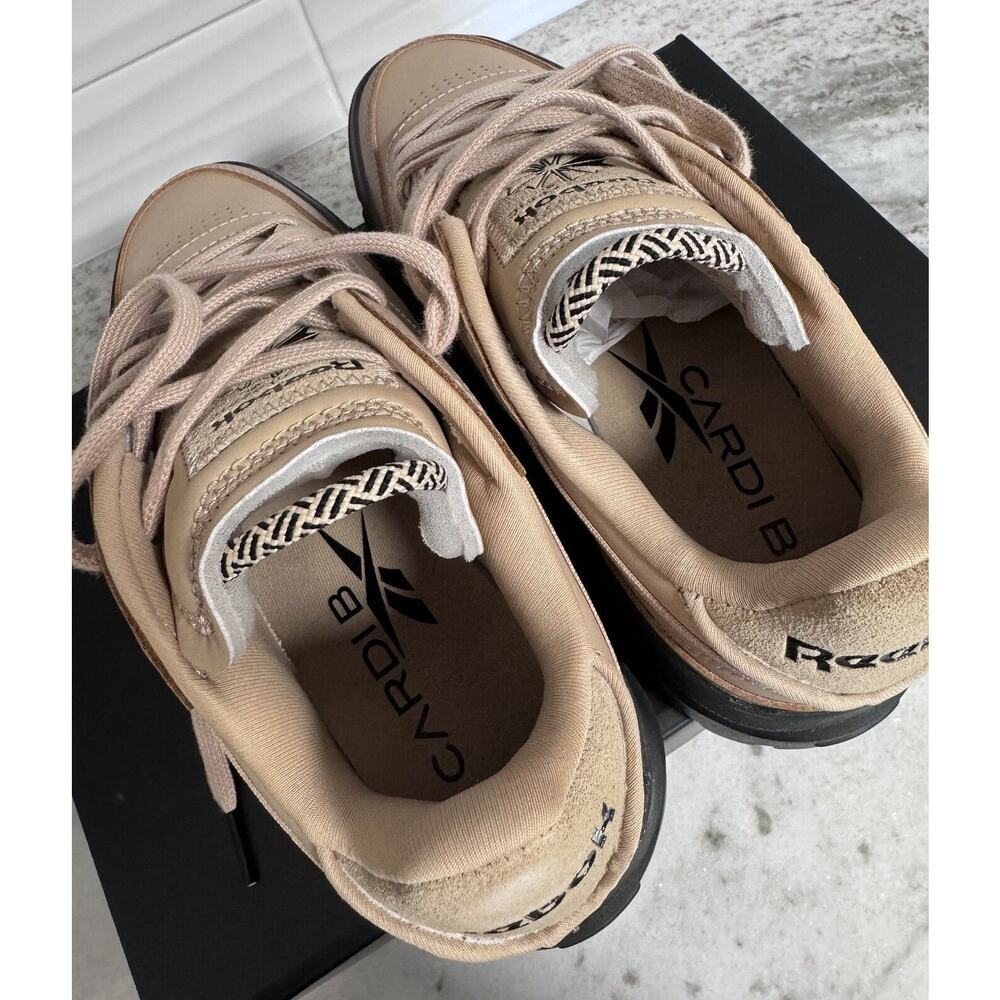 Reebok Cardi B X Club Sahara Womens Tennis Shoes Size 6.5 - Picture 7 of 11
